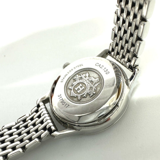 HERMES Watches Quartz CA2.130 Stainless Steel Silver Slim d'Hermès white dial
