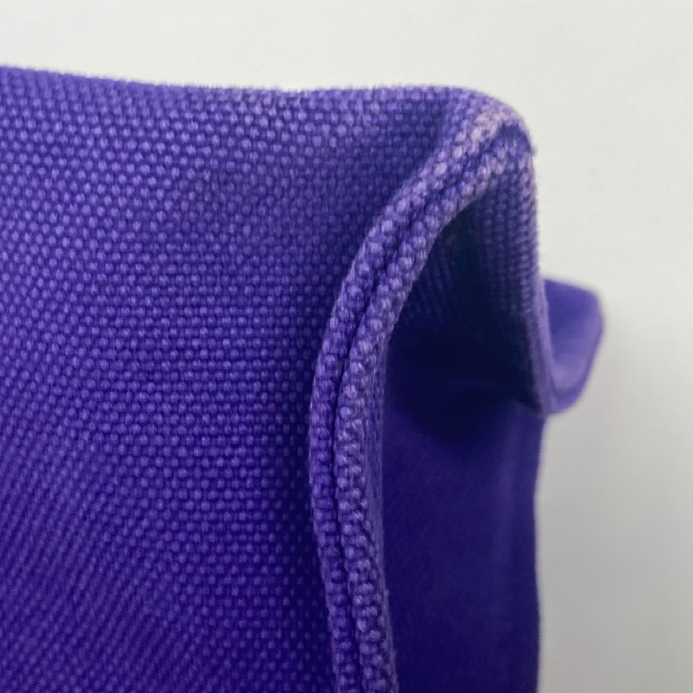 HERMES Tote Bag canvas purple Etrivire Elan Women Used Authentic
