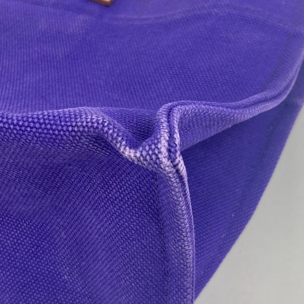 HERMES Tote Bag canvas purple Etrivire Elan Women Used Authentic