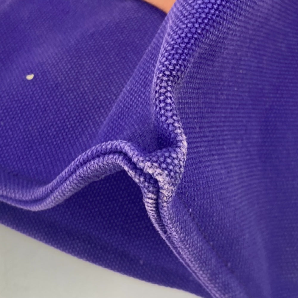 HERMES Tote Bag canvas purple Etrivire Elan Women Used Authentic