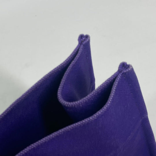 HERMES Tote Bag canvas purple Etrivire Elan Women Used Authentic