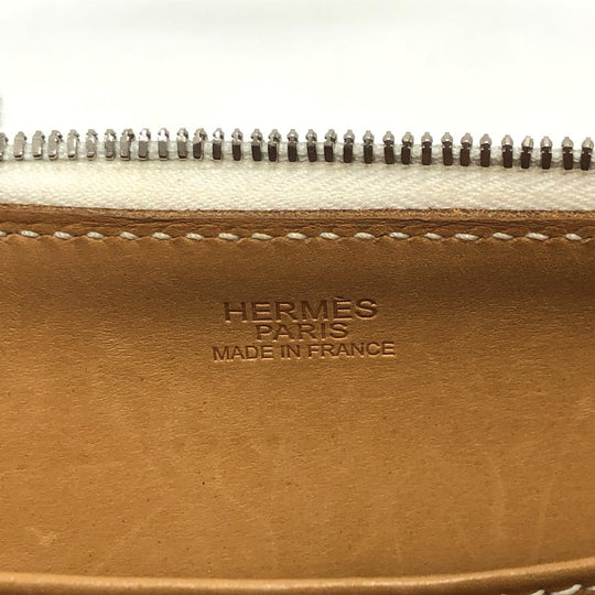 HERMES Handbag Epsom white Pararibbe Bay 27 Women Used Authentic
