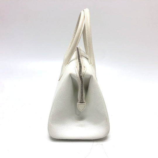 HERMES Handbag Epsom white Pararibbe Bay 27 Women Used Authentic