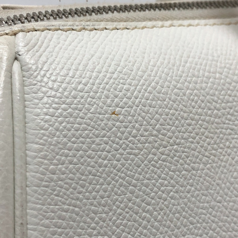 HERMES Handbag Epsom white Pararibbe Bay 27 Women Used Authentic