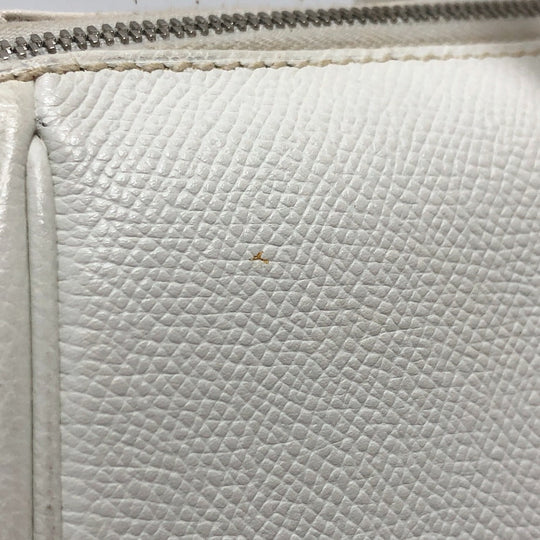 HERMES Handbag Epsom white Pararibbe Bay 27 Women Used Authentic