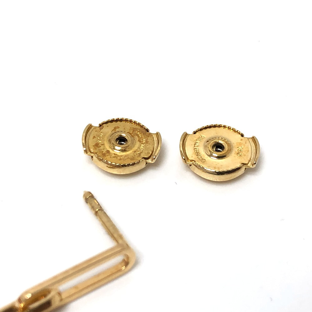 HERMES Pierce 18K gold Accessories Kelly Chene Women Used Authentic