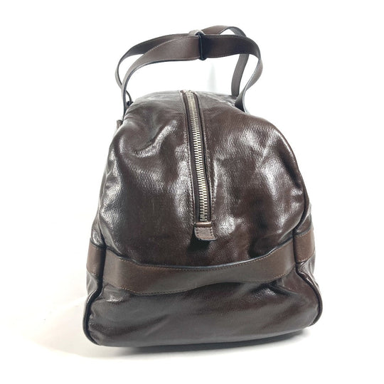 HERMES Boston Duffel bag Coated canvas Brown Bag Shoulder Bag Arion 60 mens Used Authentic