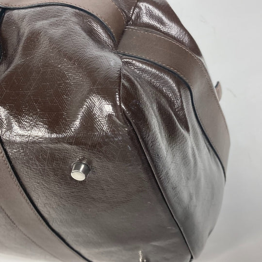 HERMES Boston Duffel bag Coated canvas Brown Bag Shoulder Bag Arion 60 mens Used Authentic