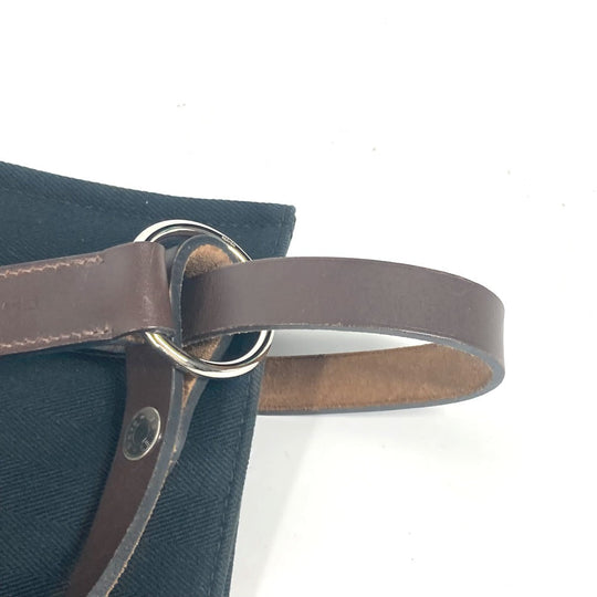HERMES Tote Bag canvas black Cabaricol unisex(Unisex) Used Authentic