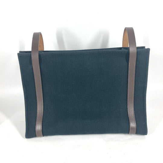 HERMES Tote Bag canvas black Cabaricol unisex(Unisex) Used Authentic