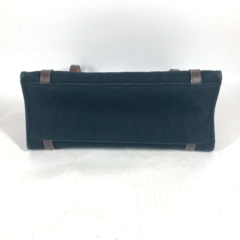 HERMES Tote Bag canvas black Cabaricol unisex(Unisex) Used Authentic