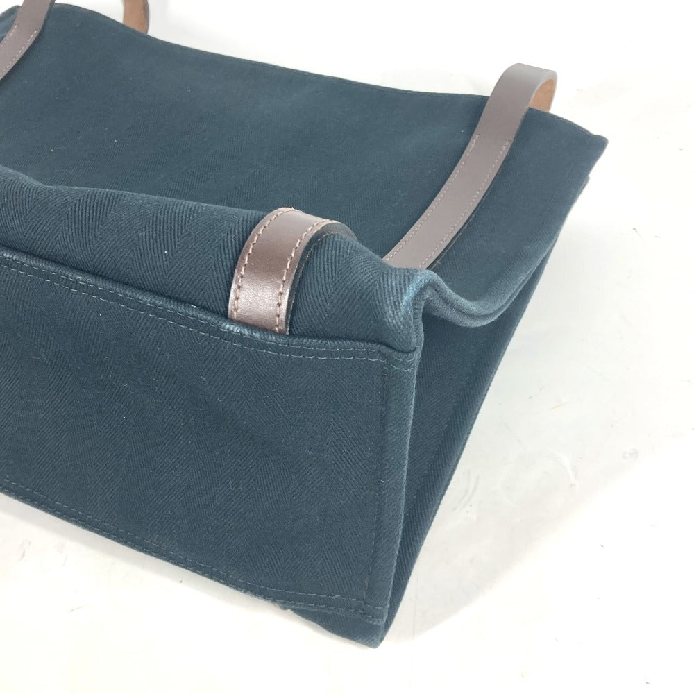 HERMES Tote Bag canvas black Cabaricol unisex(Unisex) Used Authentic