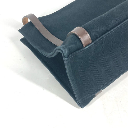 HERMES Tote Bag canvas black Cabaricol unisex(Unisex) Used Authentic