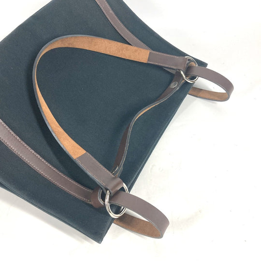 HERMES Tote Bag canvas black Cabaricol unisex(Unisex) Used Authentic