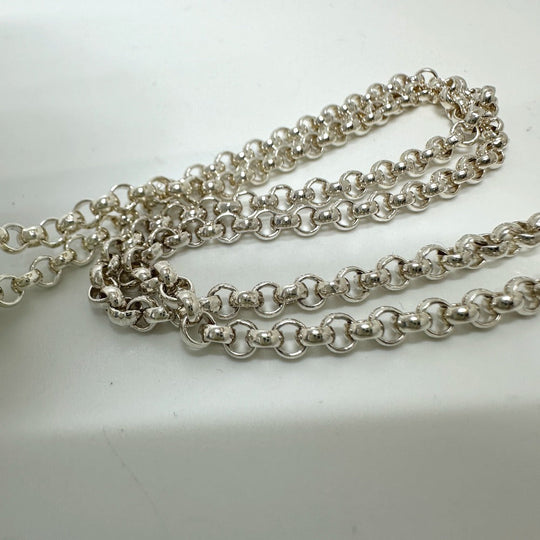 HERMES Necklace SV925 Silver Ungenerous Women Used Authentic