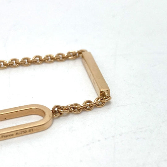 HERMES bracelet 18K Pink Gold gold K18PG Ever Chaine Women Used Authentic