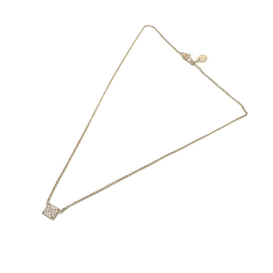 HERMES Necklace H223205B 0040 18K Pink Gold gold Hermes Crew de H PM Women Used Authentic