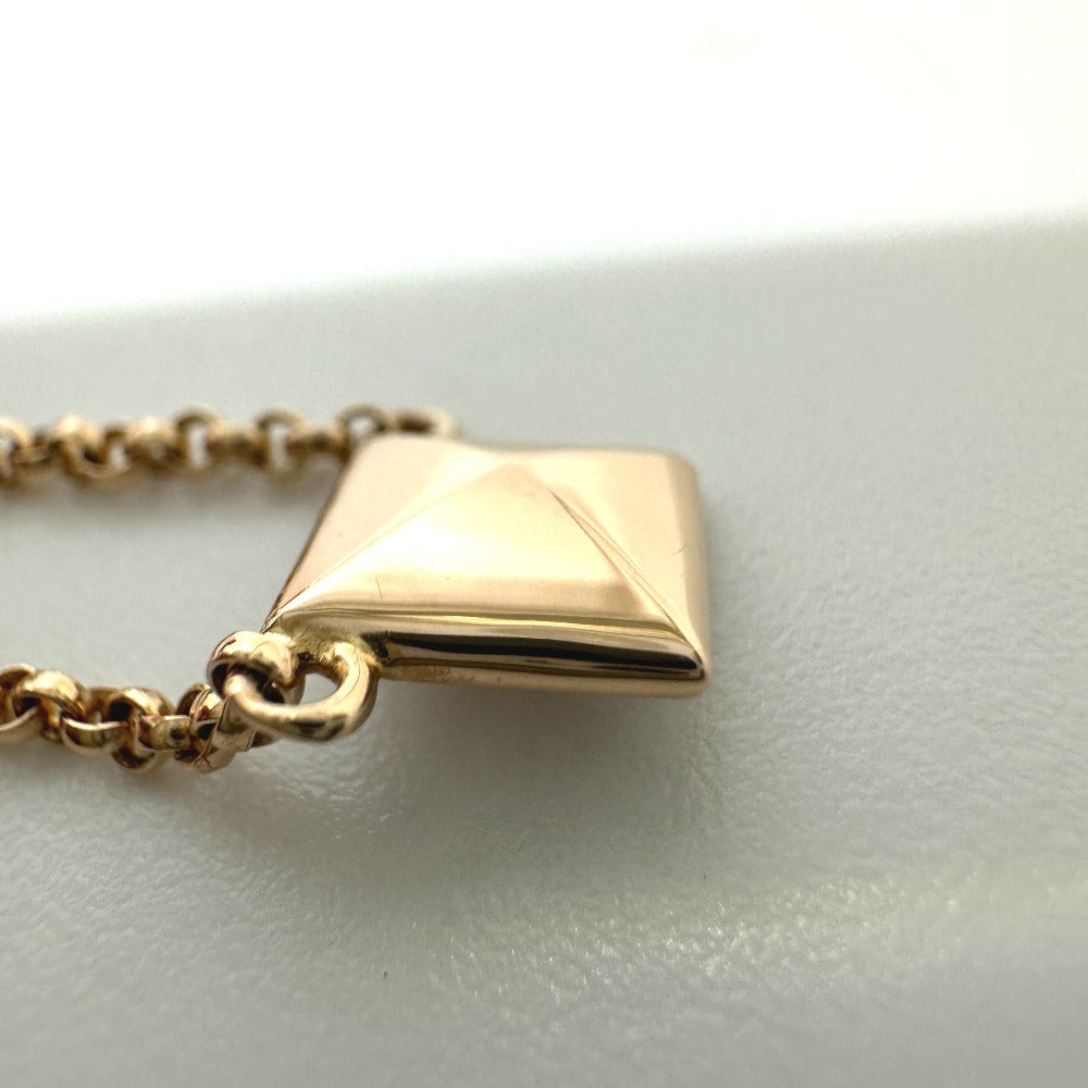 HERMES Necklace H223205B 0040 18K Pink Gold gold Hermes Crew de H PM Women Used Authentic