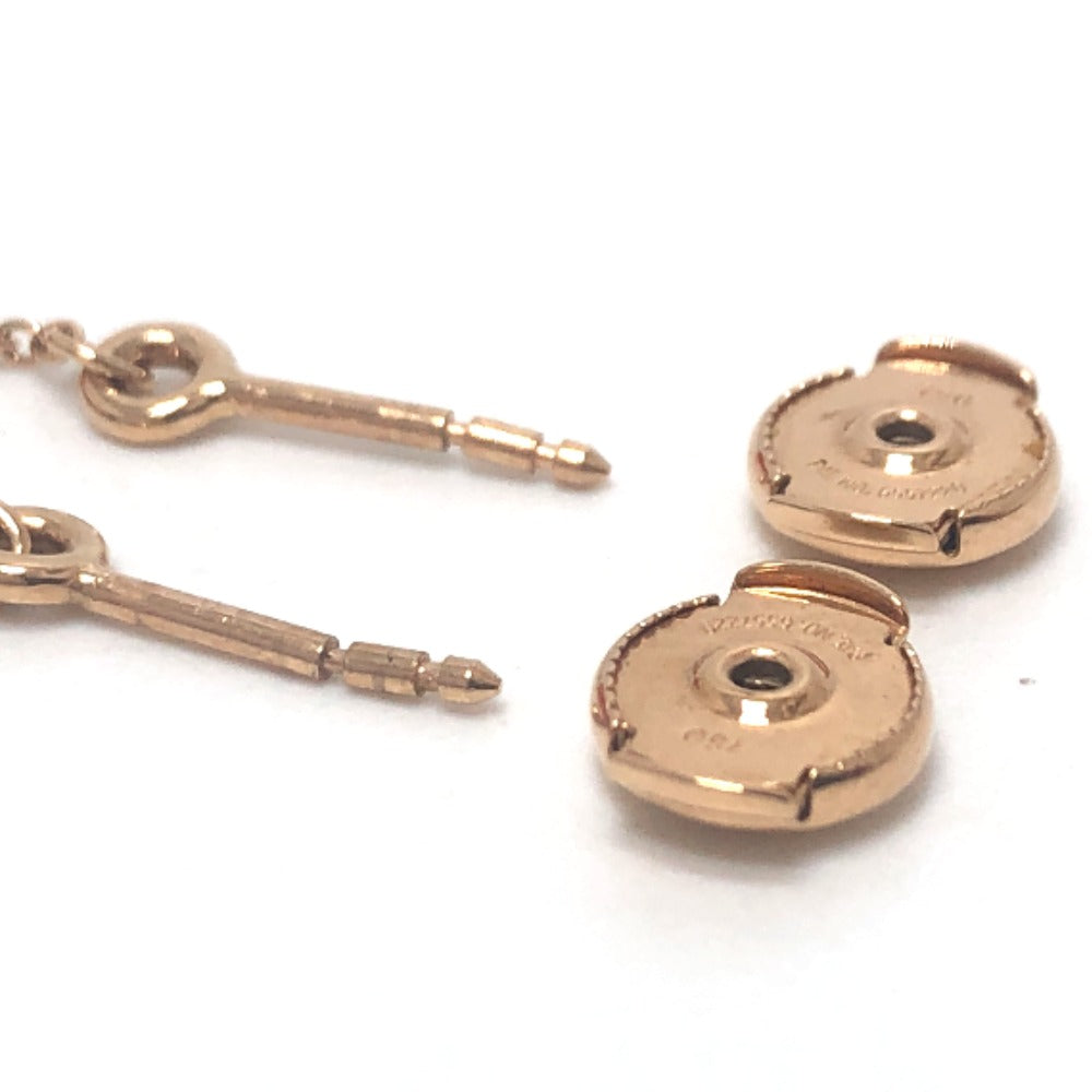 HERMES Pierce 19G127359 18K Pink Gold gold K18PG Farandole Women Used Authentic