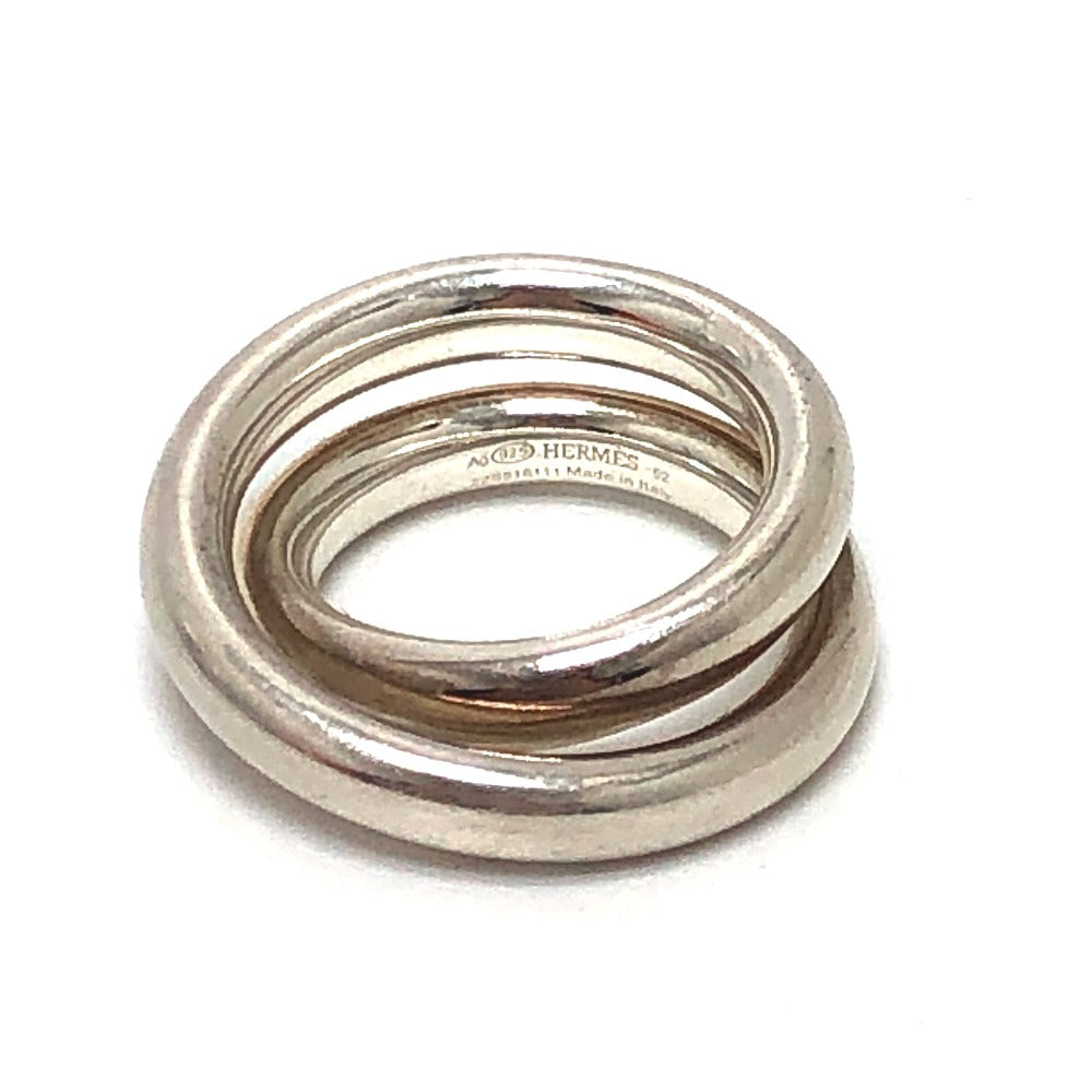HERMES Ring H104261B SV925 Silver SV925 Vertige Women(Unisex) 52 Used Authentic