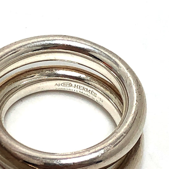HERMES Ring H104261B SV925 Silver SV925 Vertige Women(Unisex) 52 Used Authentic
