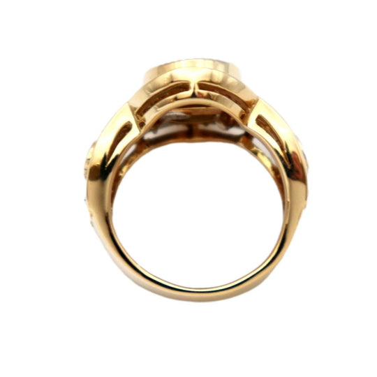 MITSUO KAJI Ring Pt900�“ , K18YG�“ Multi Women Used Authentic
