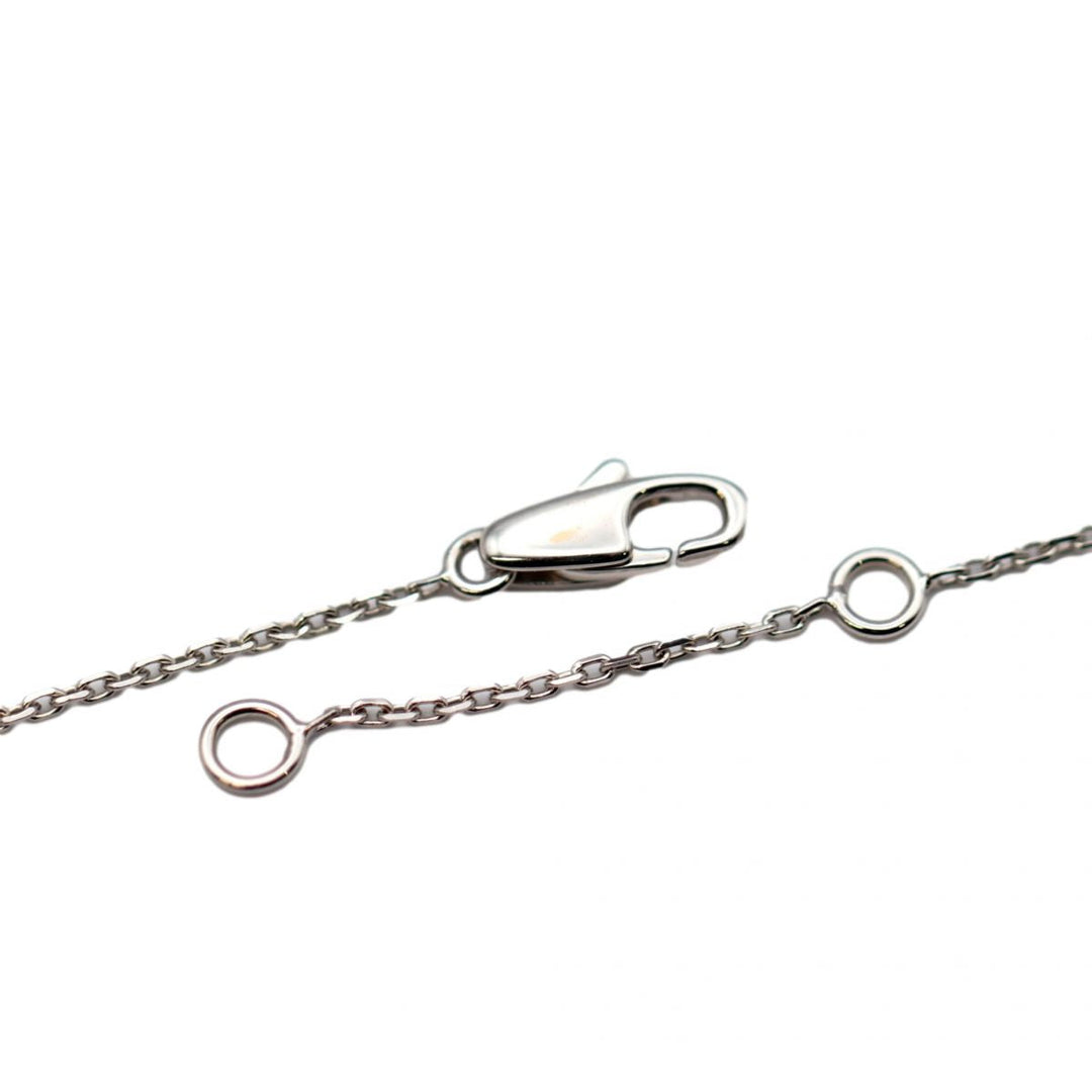 FRED Necklace AU750(K18WG), Black Diamond black Women Used Authentic