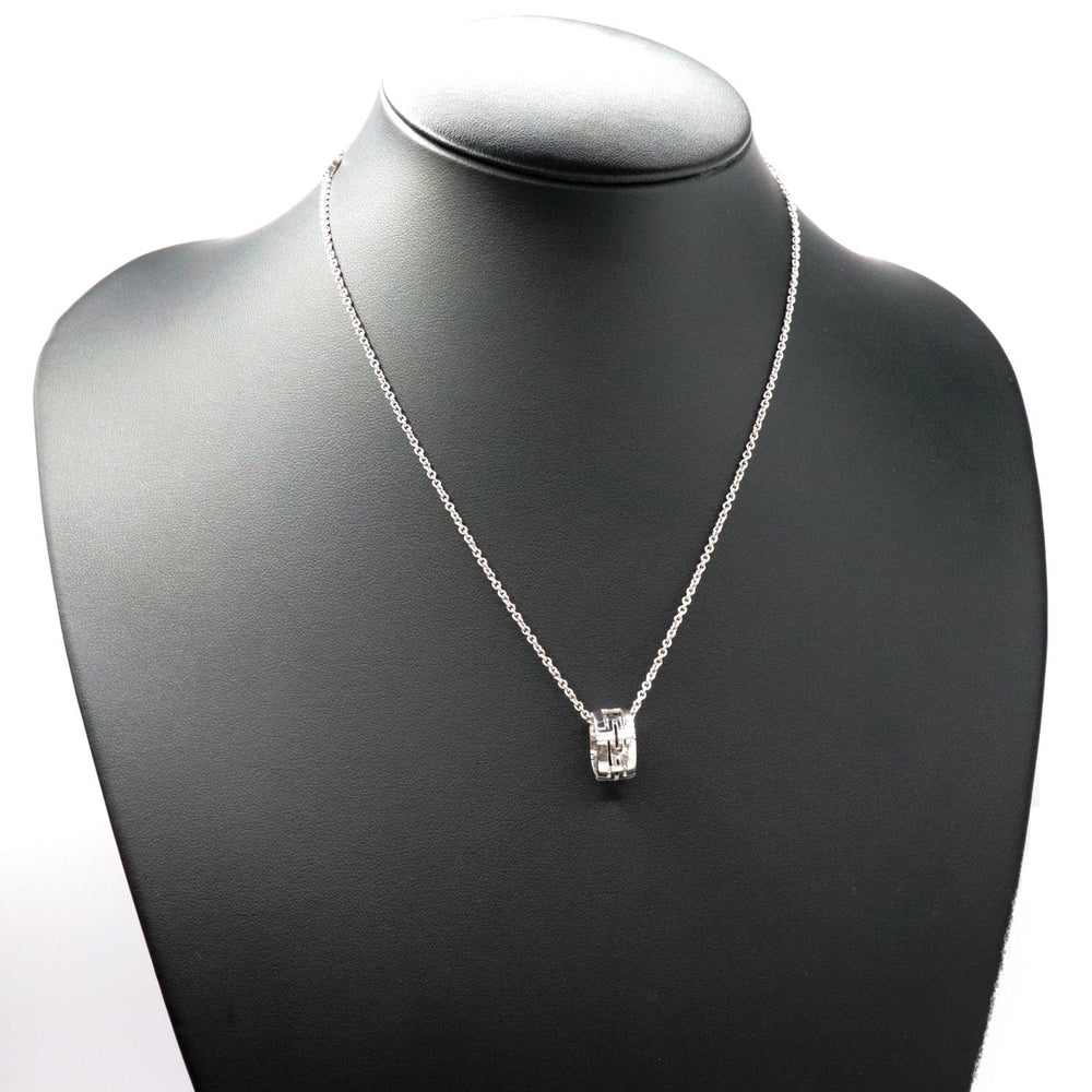 BVLGARI Necklace 750(K18WG) Silver Women Used Authentic