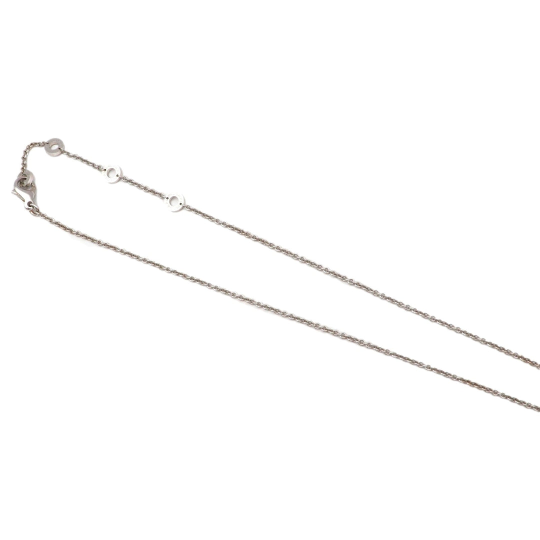 BVLGARI Necklace 750(K18WG) Silver Women Used Authentic