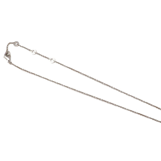 BVLGARI Necklace 750(K18WG) Silver Women Used Authentic