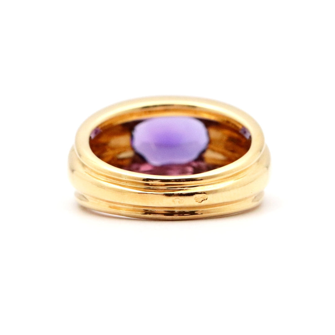Boucheron Ring 750(K18YG), Amethyst purple Women Used Authentic