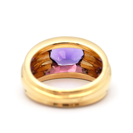 Boucheron Ring 750(K18YG), Amethyst purple Women Used Authentic