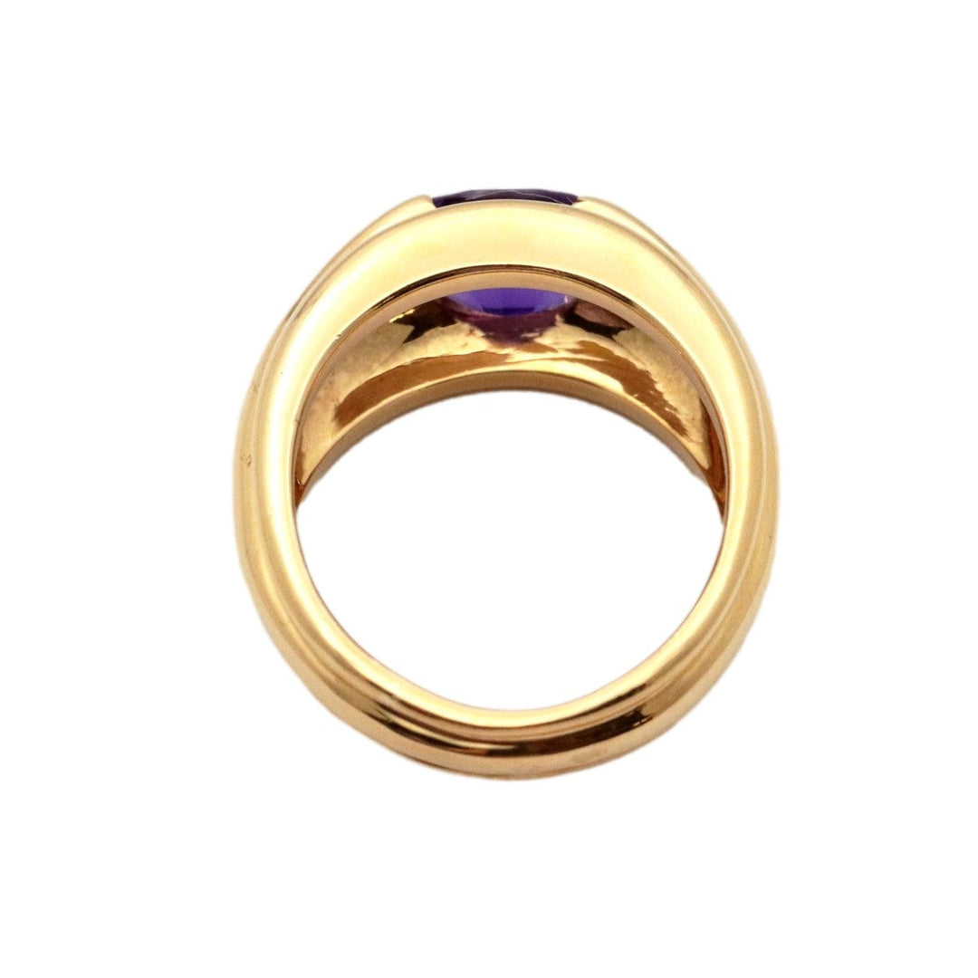 Boucheron Ring 750(K18YG), Amethyst purple Women Used Authentic