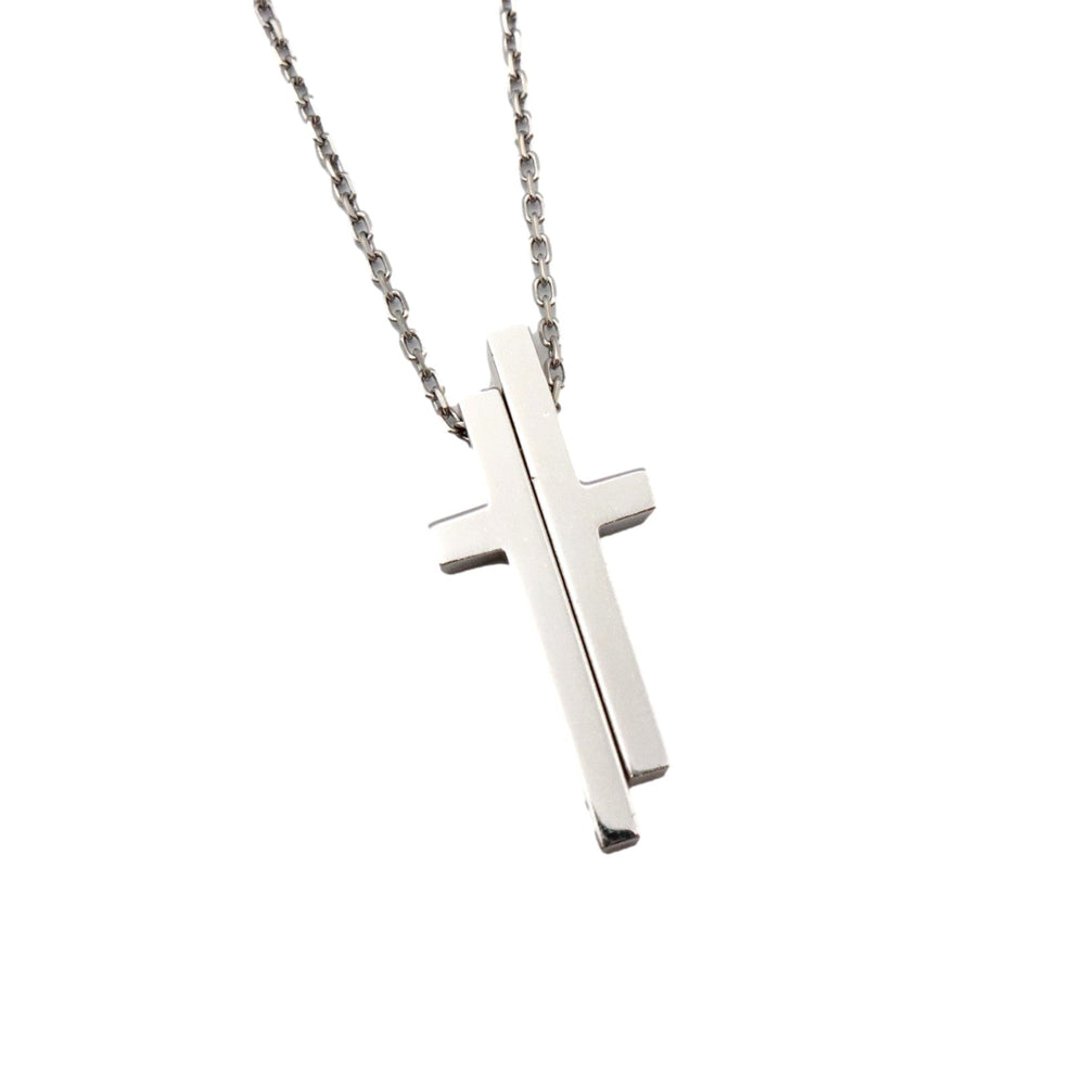 GUCCI Necklace 750 K18WG Silver Women Used Authentic