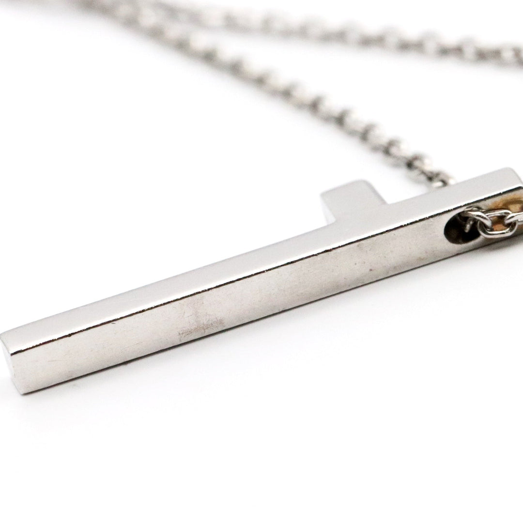 GUCCI Necklace 750 K18WG Silver Women Used Authentic