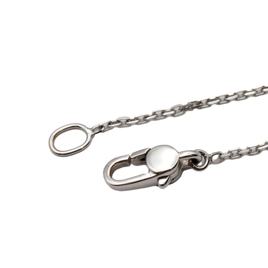 GUCCI Necklace 750 K18WG Silver Women Used Authentic