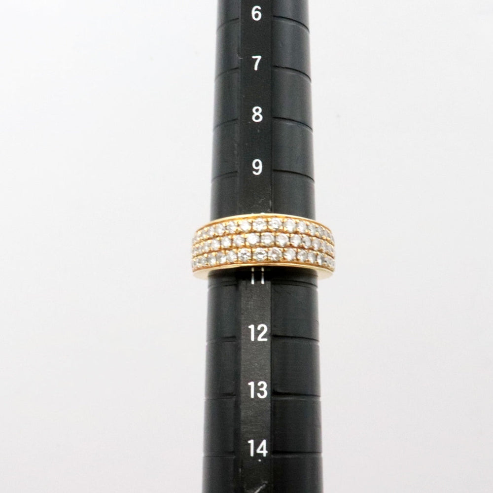 PIAGET Ring Diamond %, 750K18YG% Clear gold Women 51 Used Authentic
