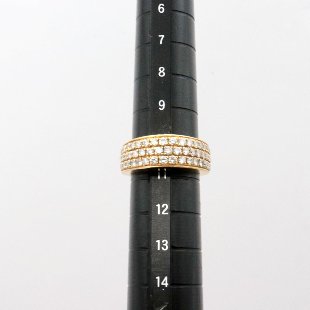 PIAGET Ring Diamond %, 750K18YG% Clear gold Women 51 Used Authentic
