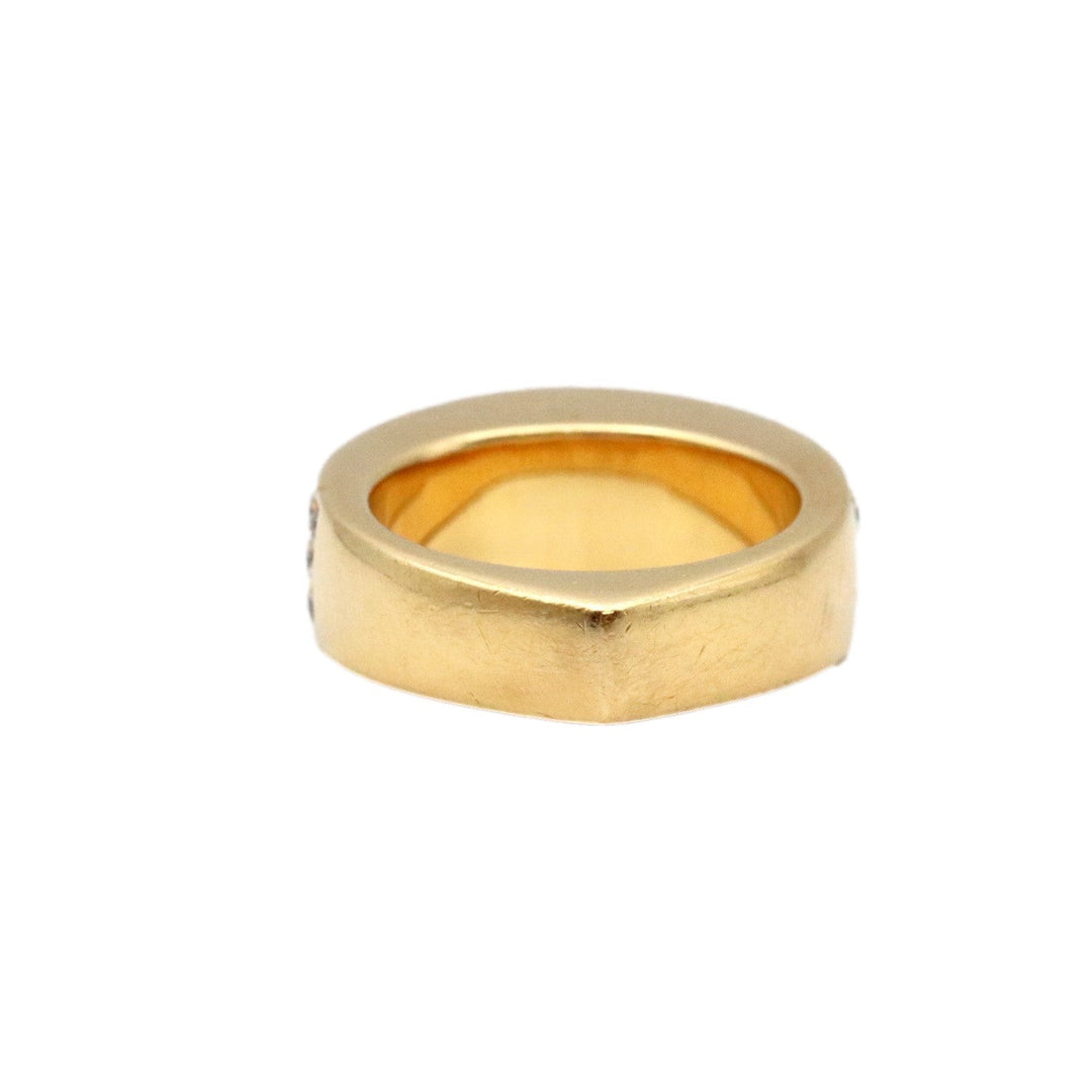PIAGET Ring Diamond %, 750K18YG% Clear gold Women 51 Used Authentic