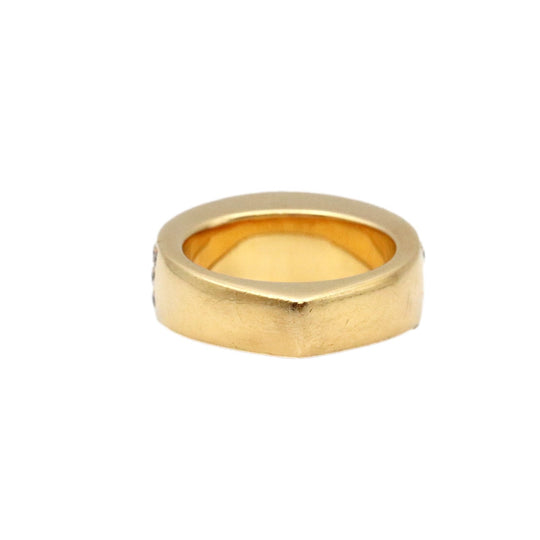 PIAGET Ring Diamond %, 750K18YG% Clear gold Women 51 Used Authentic