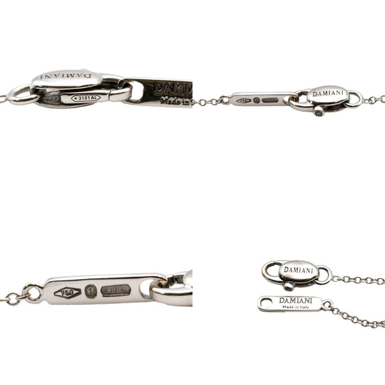 Damiani Necklace Sapphire%, 750 K18WG% Multi Women Used Authentic