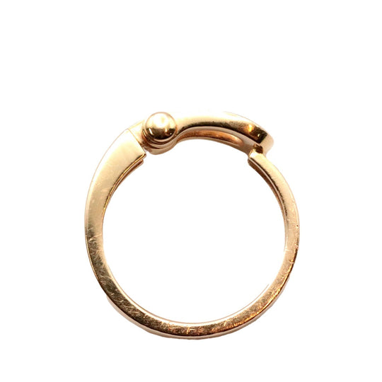 FRED Ring Diamond, Au750 K18PG gold Women 50 Used Authentic