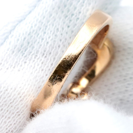 FRED Ring Diamond, Au750 K18PG gold Women 50 Used Authentic