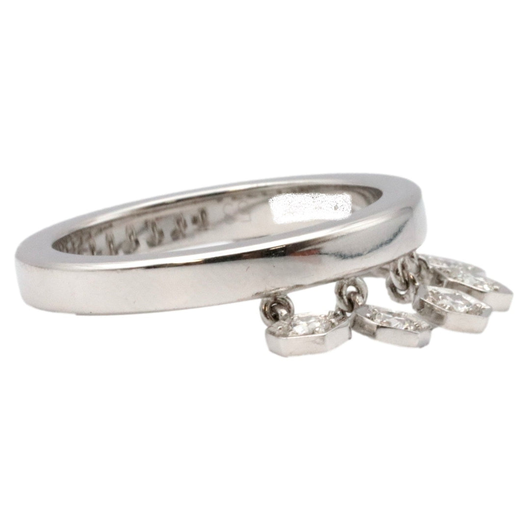 PIAGET Ring K18WG, Diamond Silver Women Used Authentic