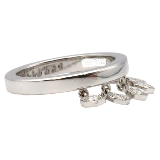 PIAGET Ring K18WG, Diamond Silver Women Used Authentic