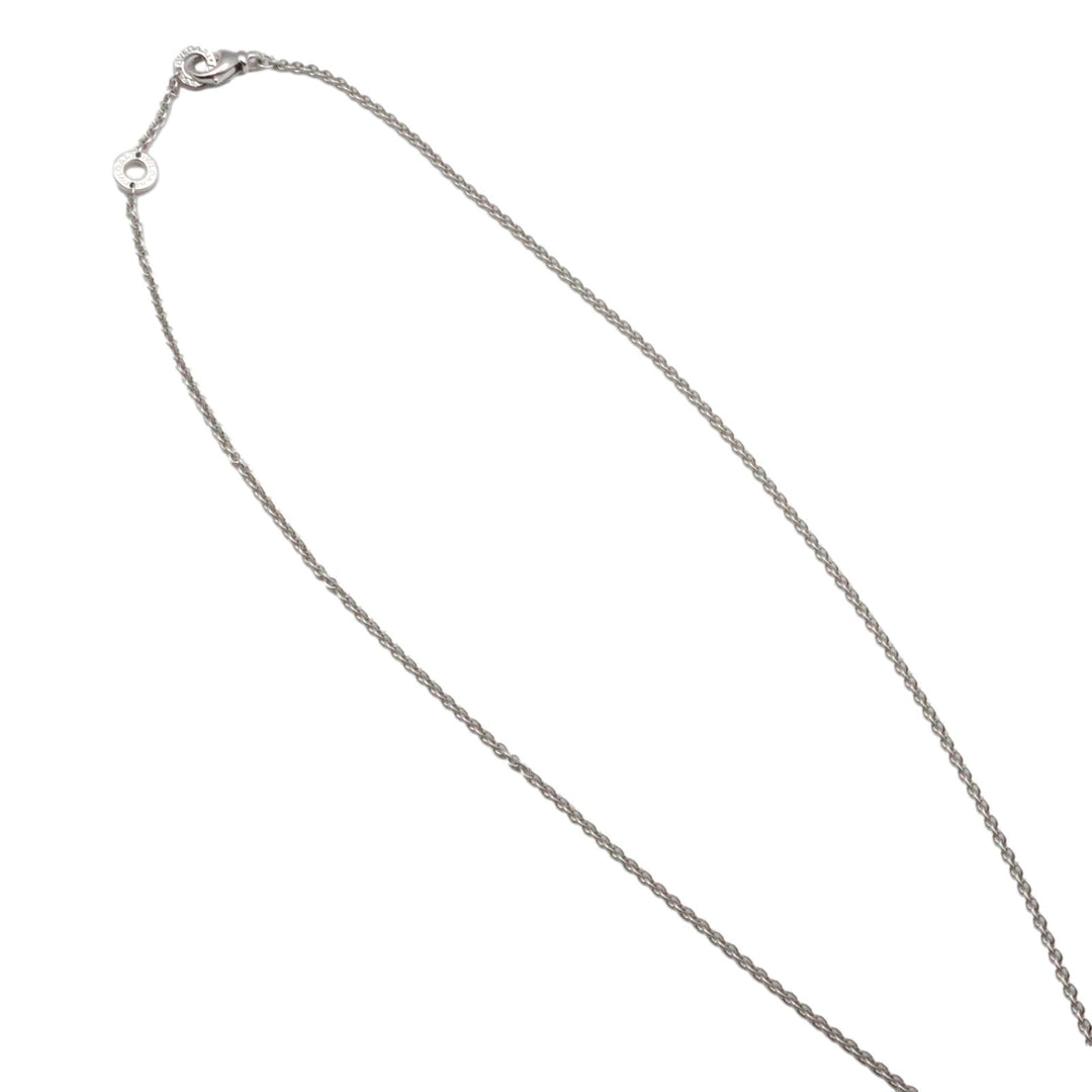 BVLGARI Necklace Au750 K18WG, Sapphire Silver Women Used Authentic