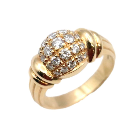 Boucheron Ring K18YG, Diamond gold Women Used Authentic