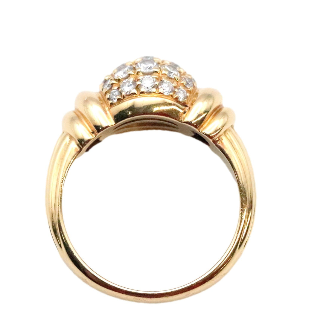 Boucheron Ring K18YG, Diamond gold Women Used Authentic