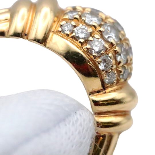 Boucheron Ring K18YG, Diamond gold Women Used Authentic