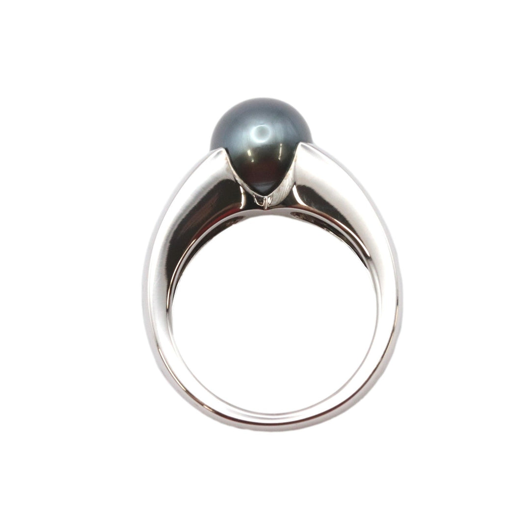 Boucheron Ring 750 K18WG, pearl Silver Women Used Authentic